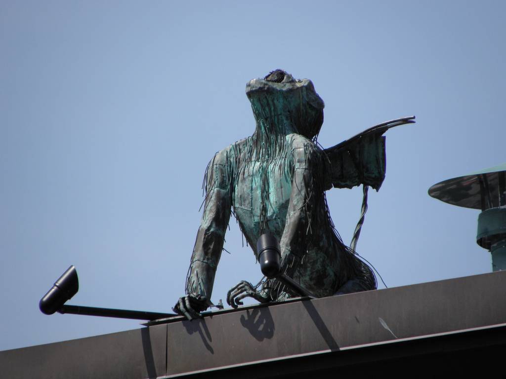 burlington winged flying monkey sculpture 13