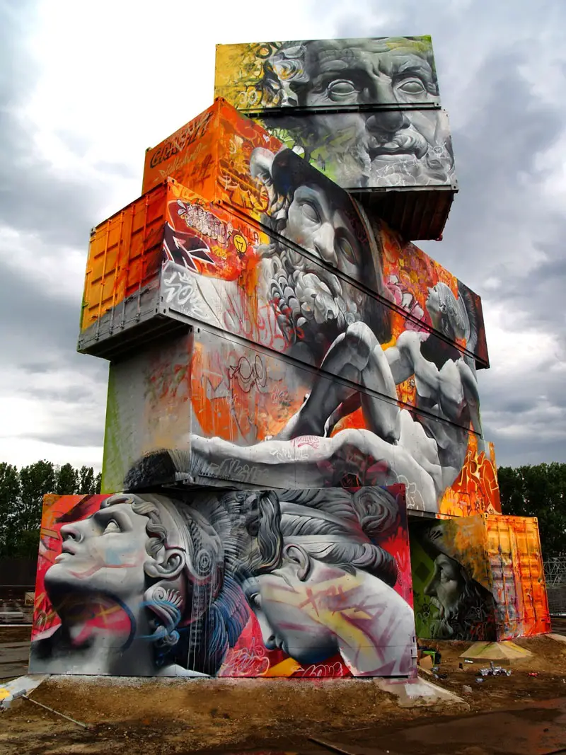 shipping-container-gods-graffiti-street-art-by-pichi-and-avo-north-west-walls-belgium-2014-6