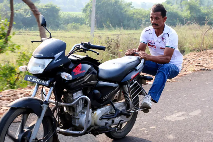 High Octane Yoga: Indian Man Pulls Yoga Poses On Speeding Motorbike