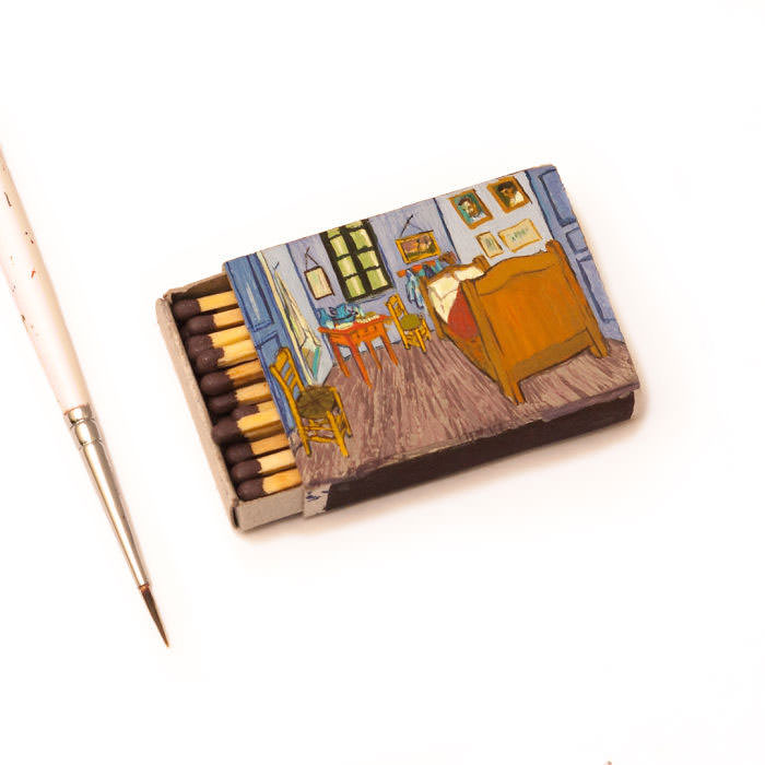 Van-Goghs-paintings-still-look-amazing-on-tiny-matchboxes1