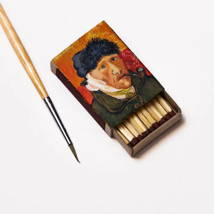 Van-Goghs-paintings-still-look-amazing-on-tiny-matchboxes6