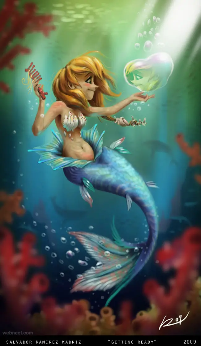 17-mermaid-digital-art-by-salvador