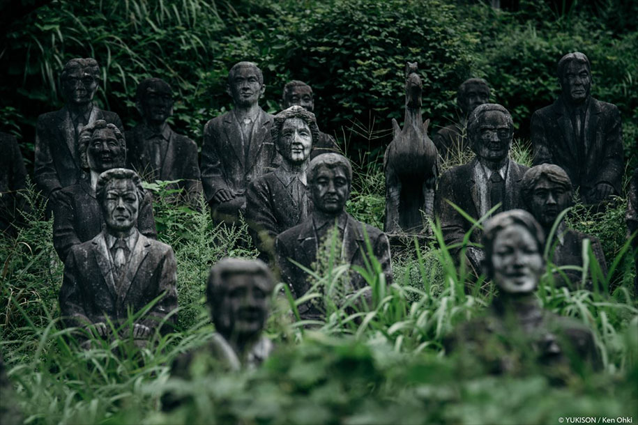 creepy-statues-forbidden-forest-japan-yukisons-ken-ohki-23